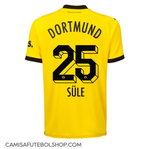 Camisa de time de futebol Borussia Dortmund Niklas Sule #25 Replicas 1º Equipamento 2023-24 Manga Curta